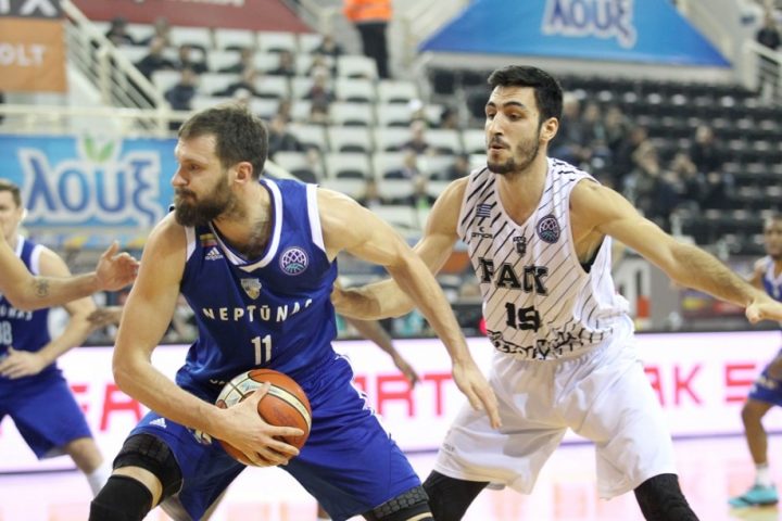 „NEPTŪNAS“ GRAIKIJOJE NEATSILAIKĖ PRIEŠ PAOK KREPŠININKUS (STATISTIKA, NUOTRAUKOS)